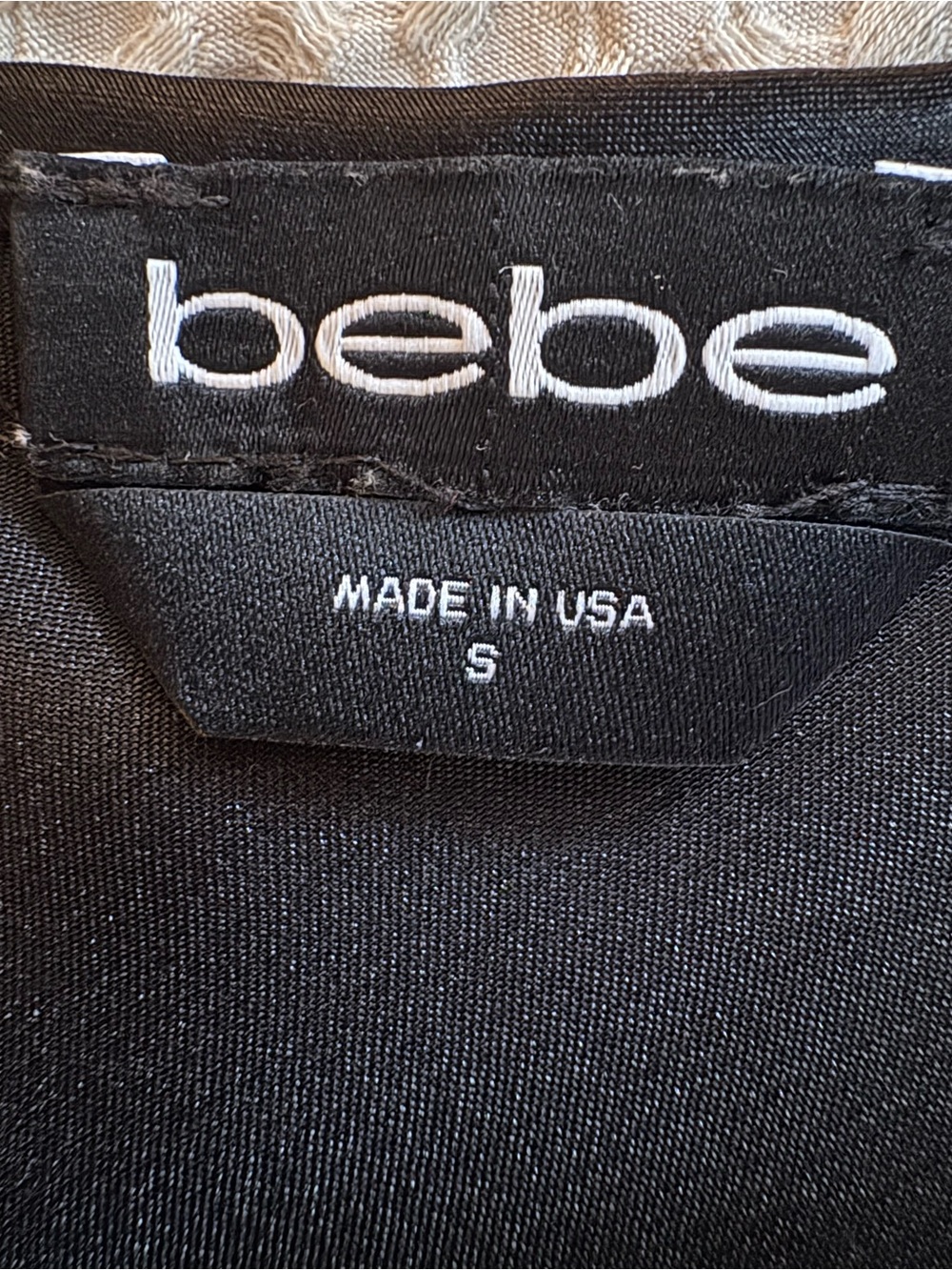 bebe Black Satin Dress - Picture 4 of 7